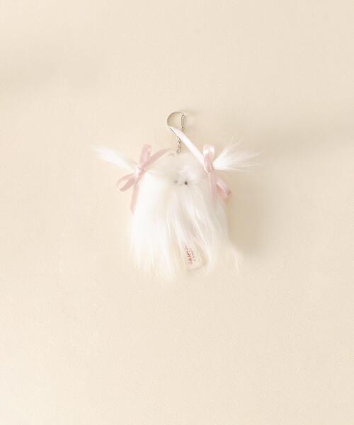 SMELLY(スメリー)の「『WEB/一部店舗限定』NEONMOON Baby Dusty(キーホルダー・レディース・ホワイト・-)」の1枚目の写真