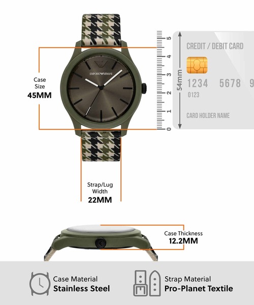 EMPORIO ARMANI（エンポリオアルマーニ）の「エンポリオ・アルマーニ 腕時計 メンズ アナログ プロプラネット AR11694（アナログ腕時計・メンズ・マルチ・FREE）」の7枚目の写真