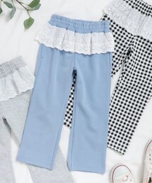 apres les cours | 【WEB限定】ペプラムレース/7days Style pants(その他パンツ)