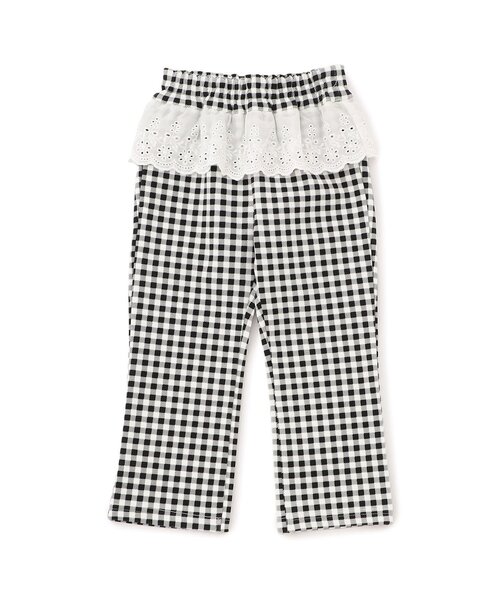 apres les cours（アプレレクール）の「【WEB限定】ペプラムレース/7days Style pants（その他パンツ・キッズ・サックスブルー/グレー/チェック・130/120/110/100/90/80）」の9枚目の写真
