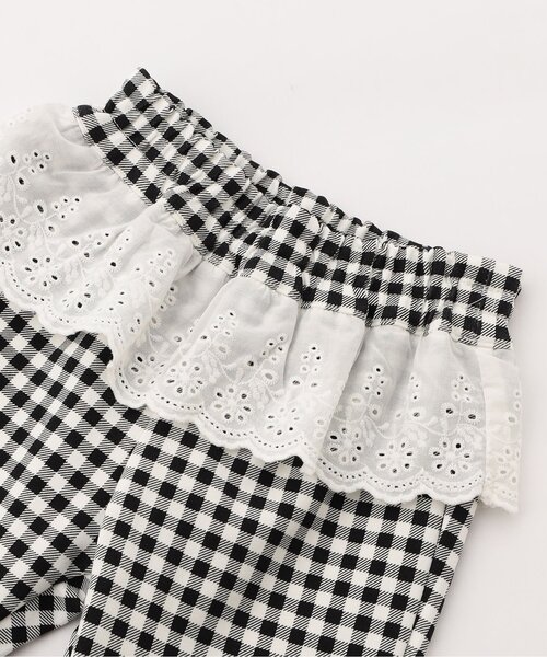 apres les cours（アプレレクール）の「【WEB限定】ペプラムレース/7days Style pants（その他パンツ・キッズ・サックスブルー/グレー/チェック・130/120/110/100/90/80）」の16枚目の写真