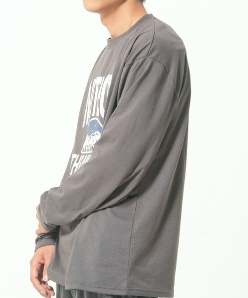 CORISCO（コリスコ）の「METEORカレッジロンTEE(M1)（Tシャツ/カットソー・メンズ・ブラック/チャコールグレー/ホワイト/オートミール・MEDIUM/LARGE/X-LARGE）」の13枚目の写真
