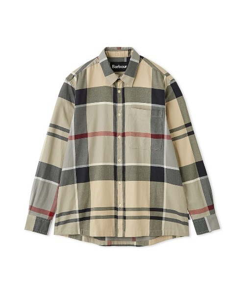 Barbour(バブアー)の「Renford タータン チェック シャツ(オーバーサイズフィット)(シャツ/ブラウス・メンズ・オリーブ/グリーン/レッド/ベージュ・34/36/38/40)」の9枚目の写真