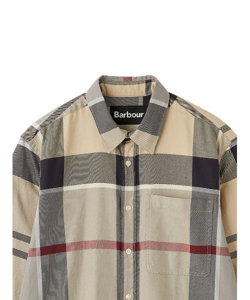 Barbour(バブアー)の「Renford タータン チェック シャツ(オーバーサイズフィット)(シャツ/ブラウス・メンズ・オリーブ/グリーン/レッド/ベージュ・34/36/38/40)」の11枚目の写真