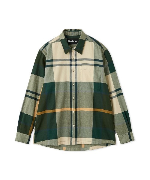 Barbour(バブアー)の「Renford タータン チェック シャツ(オーバーサイズフィット)(シャツ/ブラウス・メンズ・オリーブ/グリーン/レッド/ベージュ・34/36/38/40)」の13枚目の写真