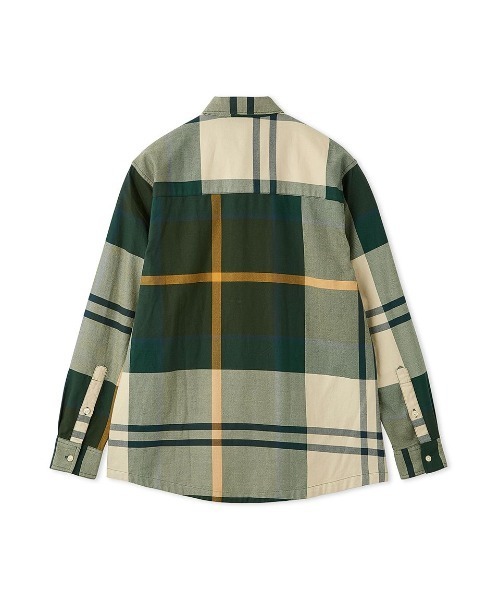 Barbour(バブアー)の「Renford タータン チェック シャツ(オーバーサイズフィット)(シャツ/ブラウス・メンズ・オリーブ/グリーン/レッド/ベージュ・34/36/38/40)」の14枚目の写真