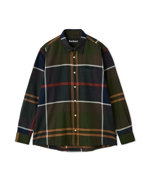 Barbour(バブアー)の「Renford タータン チェック シャツ(オーバーサイズフィット)(シャツ/ブラウス・メンズ・オリーブ/グリーン/レッド/ベージュ・34/36/38/40)」の19枚目の写真