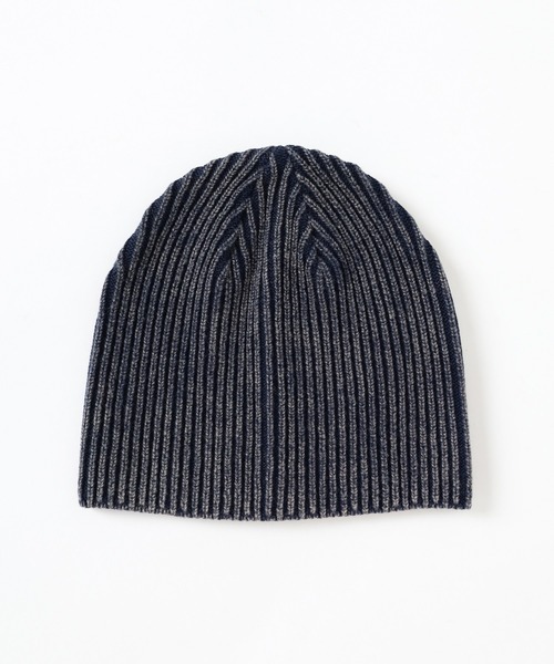 Honeys（ハニーズ）の「ニットビーニー（ニットキャップ/ビーニー・レディース・スミクロ/ブルー/ブラック・FREE）」の15枚目の写真