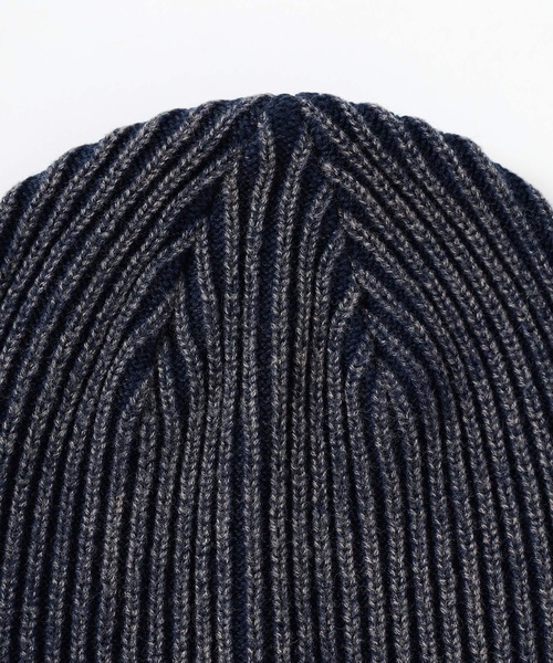 Honeys（ハニーズ）の「ニットビーニー（ニットキャップ/ビーニー・レディース・スミクロ/ブルー/ブラック・FREE）」の16枚目の写真