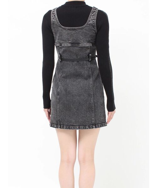 MURUA(ムルーア)の「デニムタンクワンピース(ワンピース・レディース・ブラック・1/2)」の10枚目の写真