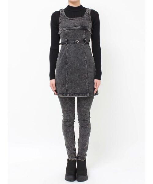 MURUA(ムルーア)の「デニムタンクワンピース(ワンピース・レディース・ブラック・1/2)」の15枚目の写真