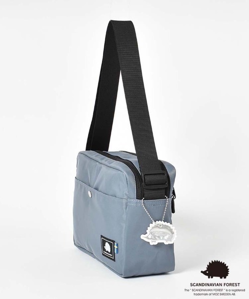 SCANDINAVIAN FOREST（スカンジナビアン・フォレスト）の「スカンジナビアダブルファスナーショルダー（ショルダーバッグ・レディース・ブラック/ピンクベージュ/チャコール・FREE）」の11枚目の写真