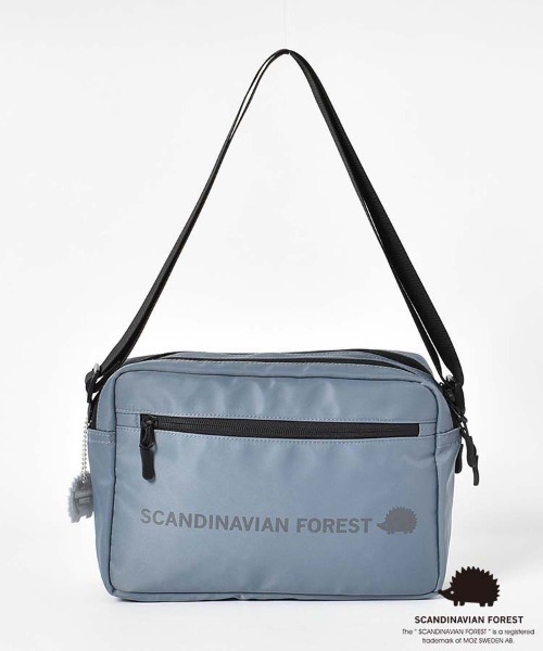 SCANDINAVIAN FOREST（スカンジナビアン・フォレスト）の「スカンジナビアダブルファスナーショルダー（ショルダーバッグ・レディース・ブラック/ピンクベージュ/チャコール・FREE）」の10枚目の写真