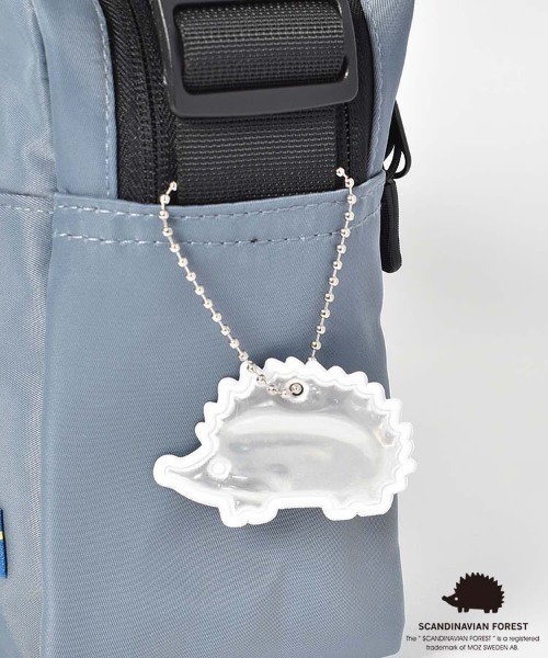 SCANDINAVIAN FOREST（スカンジナビアン・フォレスト）の「スカンジナビアダブルファスナーショルダー（ショルダーバッグ・レディース・ブラック/ピンクベージュ/チャコール・FREE）」の14枚目の写真