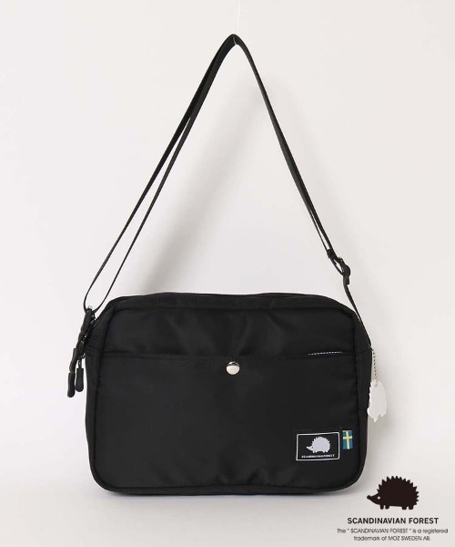 SCANDINAVIAN FOREST（スカンジナビアン・フォレスト）の「スカンジナビアダブルファスナーショルダー（ショルダーバッグ・レディース・ブラック/ピンクベージュ/チャコール・FREE）」の18枚目の写真