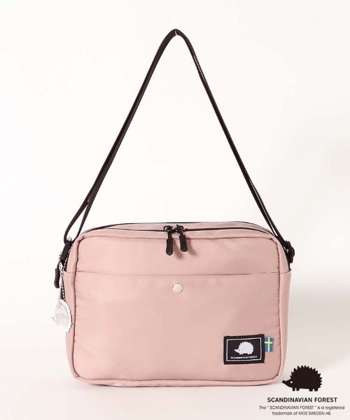 SCANDINAVIAN FOREST（スカンジナビアン・フォレスト）の「スカンジナビアダブルファスナーショルダー（ショルダーバッグ・レディース・ブラック/ピンクベージュ/チャコール・FREE）」の20枚目の写真