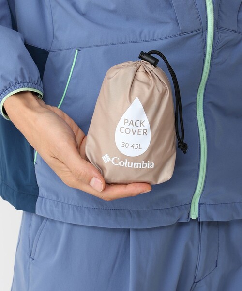 Columbia(コロンビア)の「防水 Columbia/アロークリーク パックカバーL レインカバー リュック用 30-45L/コロンビア(バックパック/リュック・レディース・グリーン/ブラック/ベージュ・ONE SIZE)」の7枚目の写真