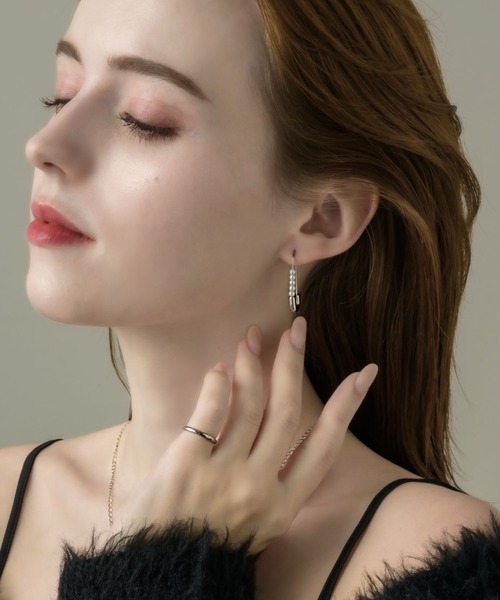 muku(ムク)の「PIERCE/SAFETY PIN×PEARL(ピアス(両耳用)・レディース・ゴールド/シルバー・FREE)」の11枚目の写真