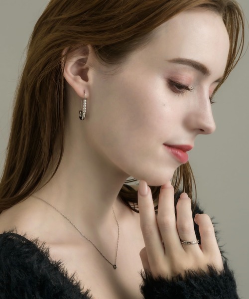 muku(ムク)の「PIERCE/SAFETY PIN×PEARL(ピアス(両耳用)・レディース・ゴールド/シルバー・FREE)」の15枚目の写真
