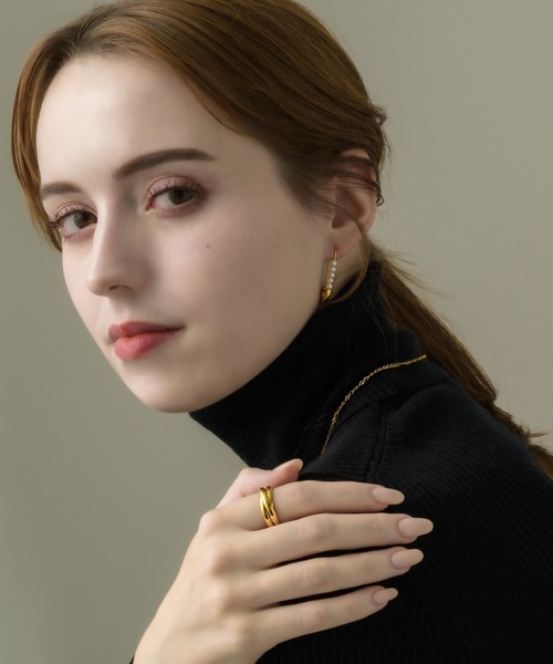 muku(ムク)の「PIERCE/SAFETY PIN×PEARL(ピアス(両耳用)・レディース・ゴールド/シルバー・FREE)」の16枚目の写真