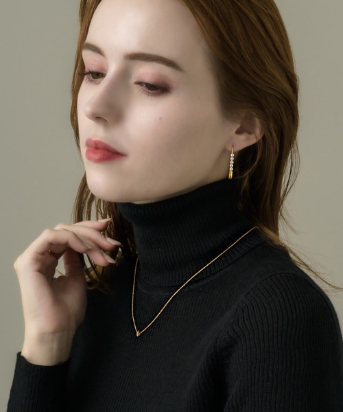 muku(ムク)の「PIERCE/SAFETY PIN×PEARL(ピアス(両耳用)・レディース・ゴールド/シルバー・FREE)」の18枚目の写真