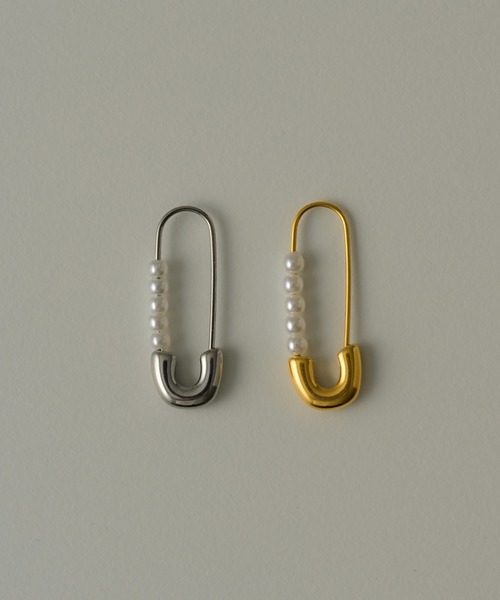 muku(ムク)の「PIERCE/SAFETY PIN×PEARL(ピアス(両耳用)・レディース・ゴールド/シルバー・FREE)」の21枚目の写真