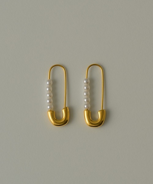 muku(ムク)の「PIERCE/SAFETY PIN×PEARL(ピアス(両耳用)・レディース・ゴールド/シルバー・FREE)」の22枚目の写真