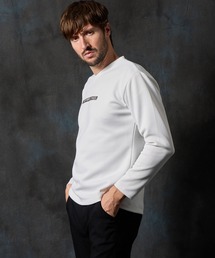 HIDEAWAYS NICOLE（ハイダウェイニコル）の「【WEB限定】メタルジェルプリントVネックプルオーバー（Tシャツ/カットソー）」