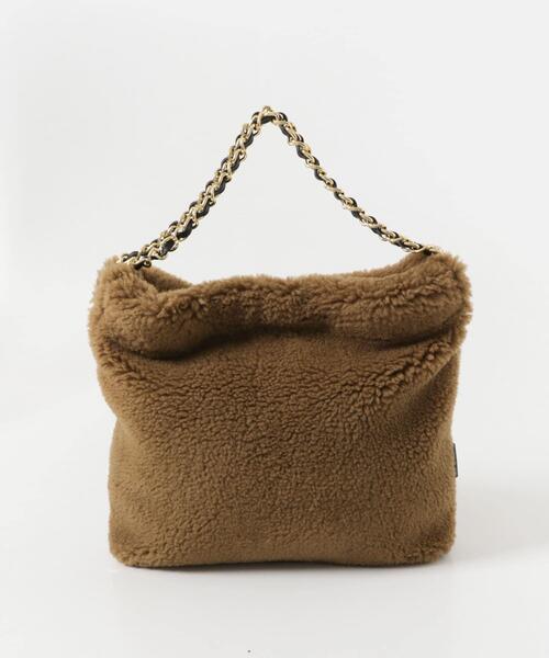 URBAN RESEARCH ROSSO WOMEN（アーバンリサーチ　ロッソ）の「VIOLA d’ORO　エコファーショルダーS（ショルダーバッグ・レディース・ブラウン/ダークグレー/オフホワイト/ブルー・-）」の18枚目の写真