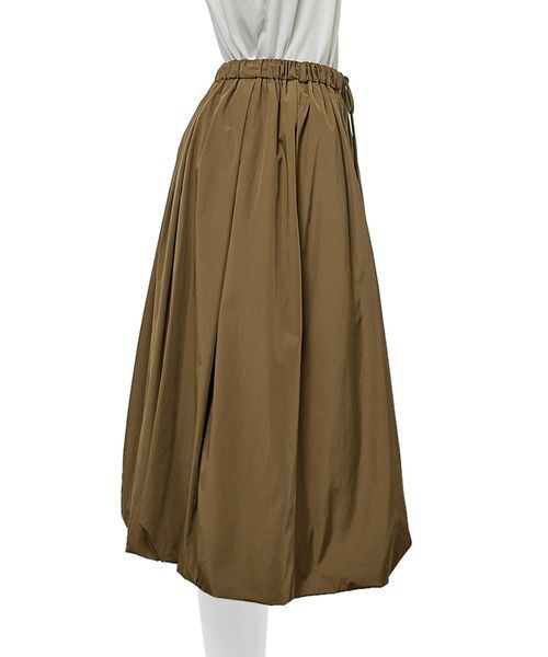Mila Owen(ミラオーウェン)の「ウエストドロスト2サイズバルーンスカート(スカート・レディース・オリーブ/ブラック/ホワイト・0/1)」の7枚目の写真