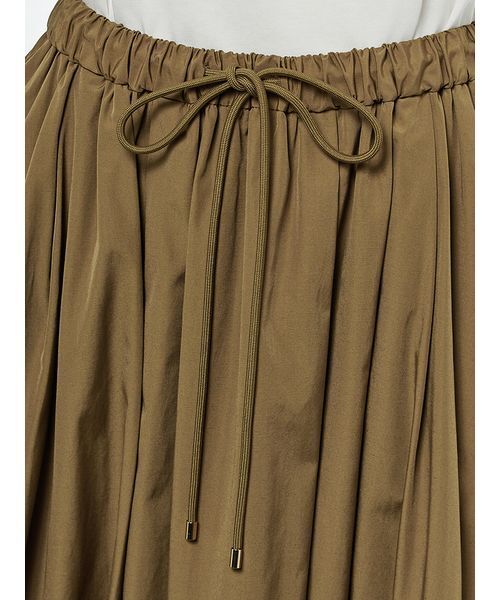 Mila Owen(ミラオーウェン)の「ウエストドロスト2サイズバルーンスカート(スカート・レディース・オリーブ/ブラック/ホワイト・0/1)」の10枚目の写真