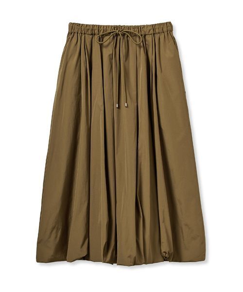 Mila Owen(ミラオーウェン)の「ウエストドロスト2サイズバルーンスカート(スカート・レディース・オリーブ/ブラック/ホワイト・0/1)」の17枚目の写真