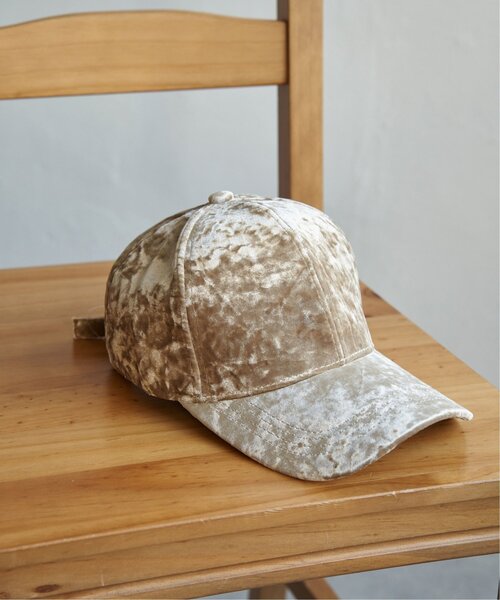 VENCEEXCHANGE(ヴァンスエクスチェンジ)の「ベロアキャップ(キャップ・レディース・グレー/ベージュ/ブラック・FREE)」の6枚目の写真
