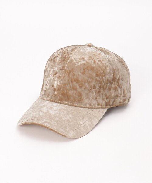 VENCEEXCHANGE(ヴァンスエクスチェンジ)の「ベロアキャップ(キャップ・レディース・グレー/ベージュ/ブラック・FREE)」の7枚目の写真