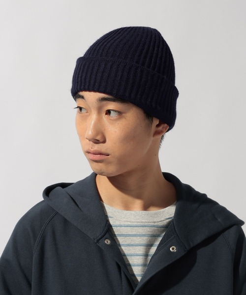 niko and...(ニコアンド)の「【NATOKii(ネイトゥーキー)】切り替えアゼニットキャップ(ニットキャップ/ビーニー・メンズ・ネイビー/グリーン/オレンジ・FREE)」の6枚目の写真