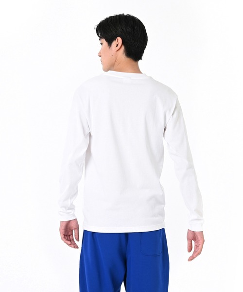 NEW BALANCE(ニューバランス)の「大谷翔平 グラフィックロングスリーブTシャツ Always on Logo(Tシャツ/カットソー・メンズ・ホワイト/ライトグレー/ブラック/ブルー・MEDIUM/X-LARGE/XX-LARGE/SMALL/LARGE)」の6枚目の写真