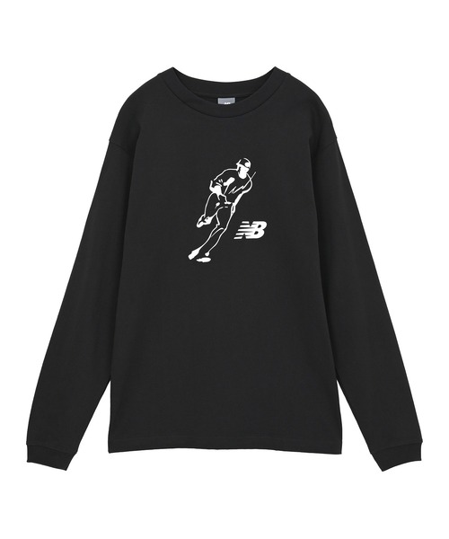 NEW BALANCE(ニューバランス)の「大谷翔平 グラフィックロングスリーブTシャツ Always on Logo(Tシャツ/カットソー・メンズ・ホワイト/ライトグレー/ブラック/ブルー・MEDIUM/X-LARGE/XX-LARGE/SMALL/LARGE)」の13枚目の写真