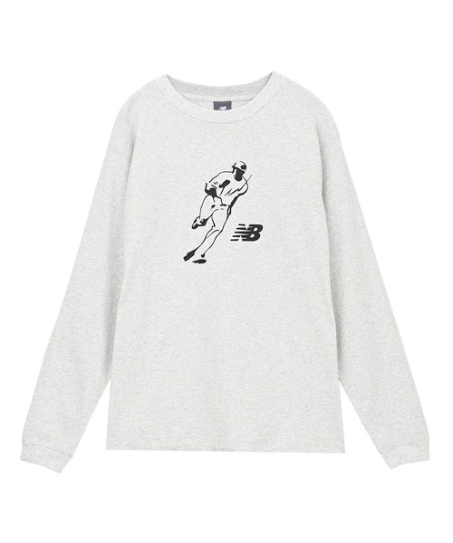 NEW BALANCE(ニューバランス)の「大谷翔平 グラフィックロングスリーブTシャツ Always on Logo(Tシャツ/カットソー・メンズ・ホワイト/ライトグレー/ブラック/ブルー・MEDIUM/X-LARGE/XX-LARGE/SMALL/LARGE)」の18枚目の写真