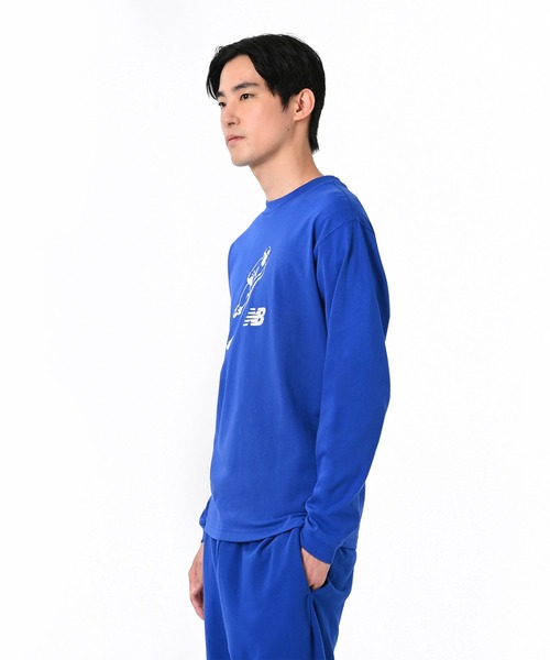 NEW BALANCE(ニューバランス)の「大谷翔平 グラフィックロングスリーブTシャツ Always on Logo(Tシャツ/カットソー・メンズ・ホワイト/ライトグレー/ブラック/ブルー・MEDIUM/X-LARGE/XX-LARGE/SMALL/LARGE)」の20枚目の写真