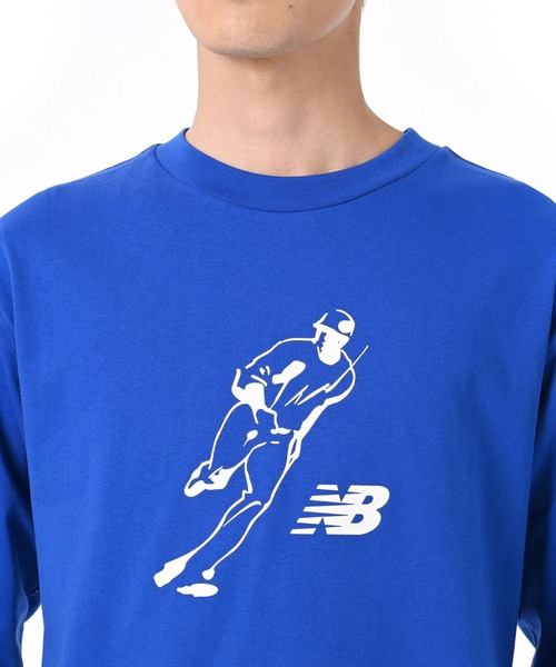 NEW BALANCE(ニューバランス)の「大谷翔平 グラフィックロングスリーブTシャツ Always on Logo(Tシャツ/カットソー・メンズ・ホワイト/ライトグレー/ブラック/ブルー・MEDIUM/X-LARGE/XX-LARGE/SMALL/LARGE)」の22枚目の写真