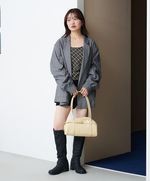 セール】ダブル袖ギャザージャケット（テーラードジャケット