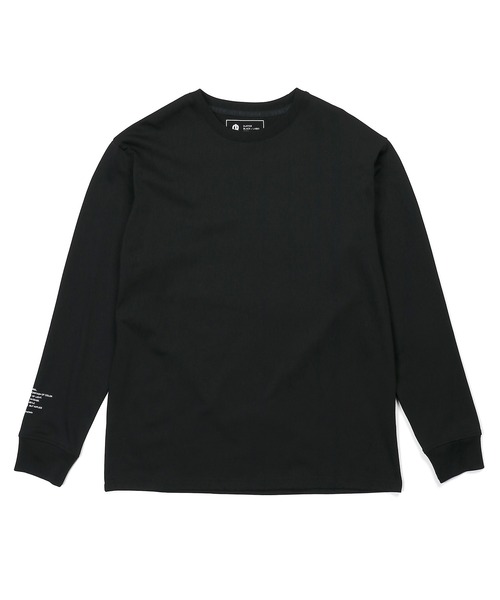The DUFFER of ST.GEORGE(ザダファーオブセントジョージ)の「〔BLACK LABEL〕QUICK DRY MULTI LOGO L/S TEE:速乾 マルチロゴ ロングスリーブTシャツ ロンT(Tシャツ/カットソー・メンズ・ホワイト/ブラック・SMALL/X-LARGE/LARGE/MEDIUM)」の13枚目の写真