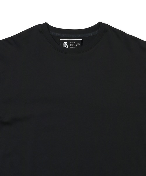 The DUFFER of ST.GEORGE(ザダファーオブセントジョージ)の「〔BLACK LABEL〕QUICK DRY MULTI LOGO L/S TEE:速乾 マルチロゴ ロングスリーブTシャツ ロンT(Tシャツ/カットソー・メンズ・ホワイト/ブラック・SMALL/X-LARGE/LARGE/MEDIUM)」の15枚目の写真