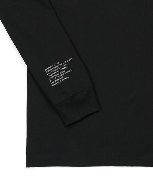 The DUFFER of ST.GEORGE(ザダファーオブセントジョージ)の「〔BLACK LABEL〕QUICK DRY MULTI LOGO L/S TEE:速乾 マルチロゴ ロングスリーブTシャツ ロンT(Tシャツ/カットソー・メンズ・ホワイト/ブラック・SMALL/X-LARGE/LARGE/MEDIUM)」の16枚目の写真