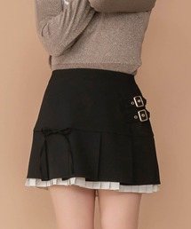 PriCHOU（プリシュ）の「フリルプリーツミニスカート / Frilled Mini Pleated Skirt（スカート）」