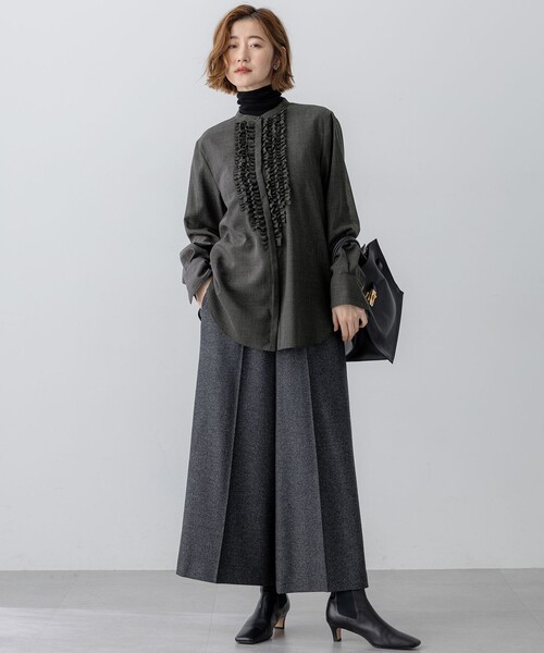 セール】【VERY11月号掲載/洗える】TWボイル フリルディテール