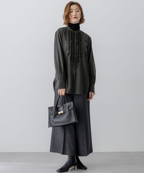 セール】【VERY11月号掲載/洗える】TWボイル フリルディテール