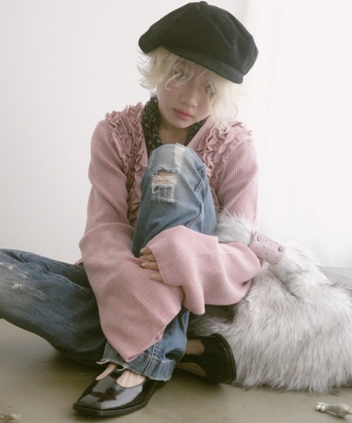 IVY FRILL CARDI / フリルカーディガン（カーディガン/ボレロ）｜igi