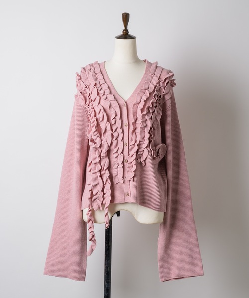 IVY FRILL CARDI / フリルカーディガン（カーディガン/ボレロ）｜igi