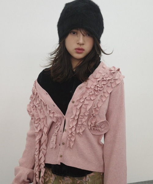 IVY FRILL CARDI / フリルカーディガン（カーディガン/ボレロ）｜igi